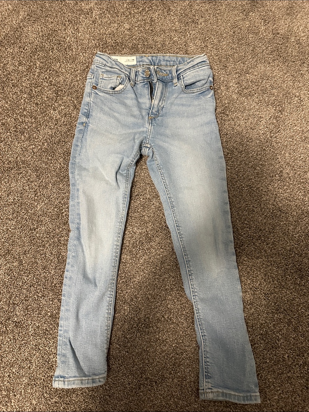 Zara Light Blue Kids Skinny Jeans